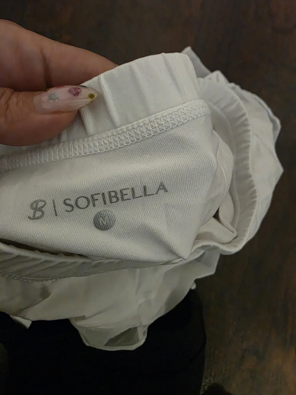 SofiBella White Ruffled Layered Skort And Cat & Jack Black Shorts Size 8